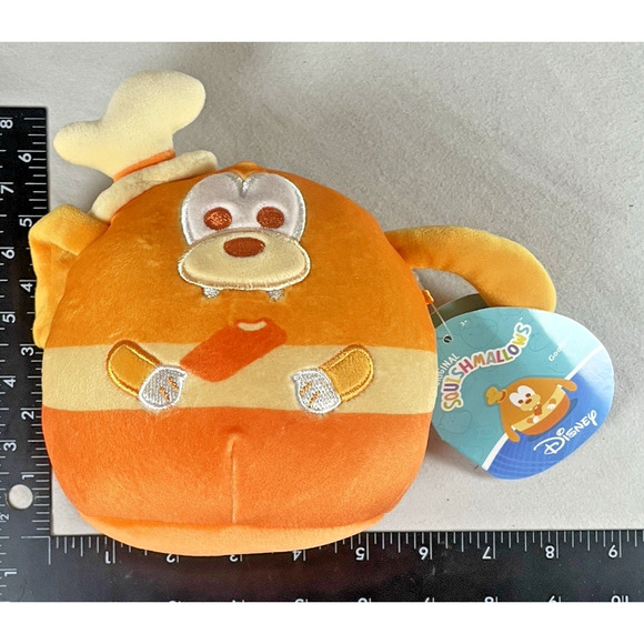 Goofy Orange Monochromatic Disney Squishmallows Eating Creamsicle 6.5 in RARE - Picture 12 of 12